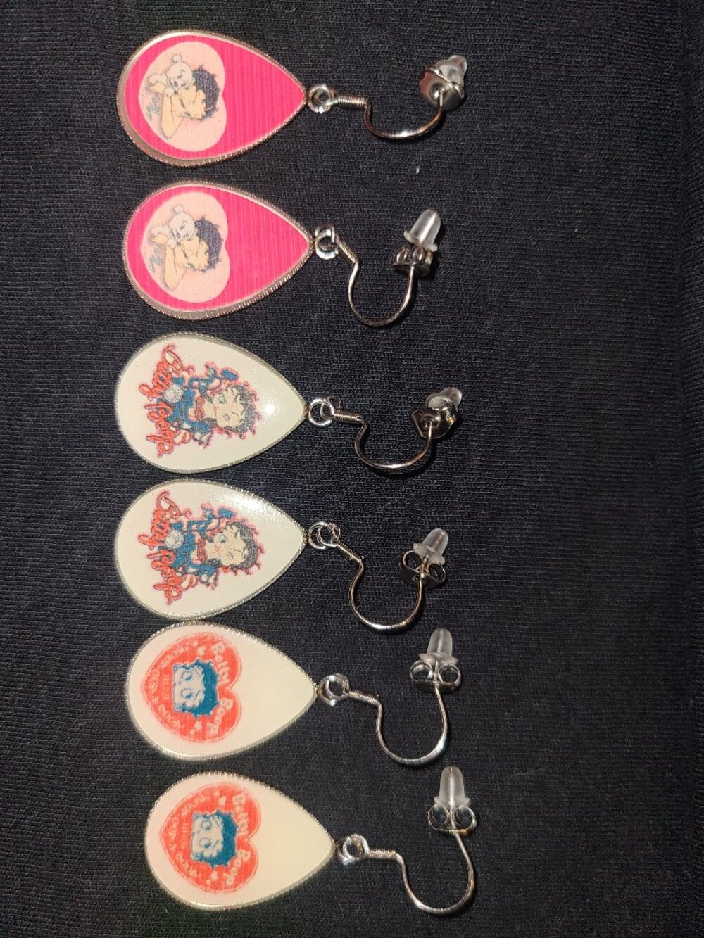 Stainless steel earring lot of 3